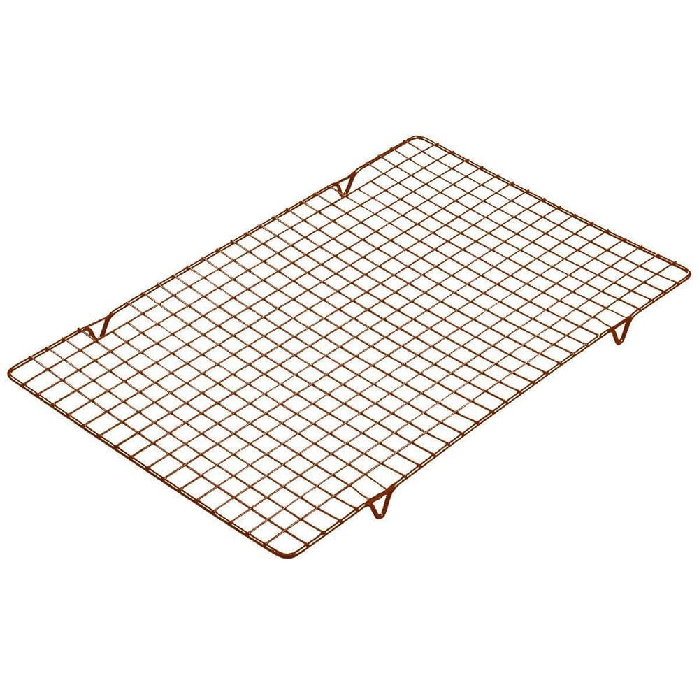 Grade Resfriamento Retangular Antiaderente Terracota 40 Cm
