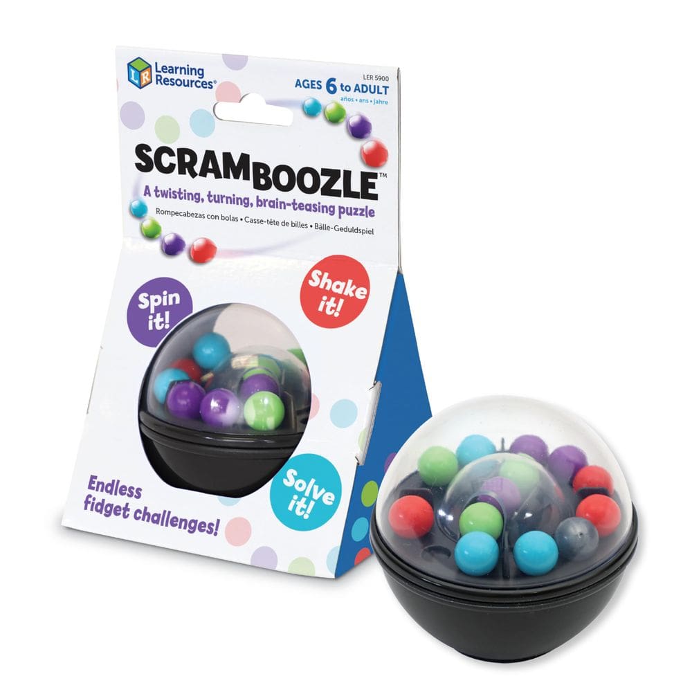 Recursos de aprendizagem de Puzzle Ball Scramboozle para crianças de 6 anos ou mais