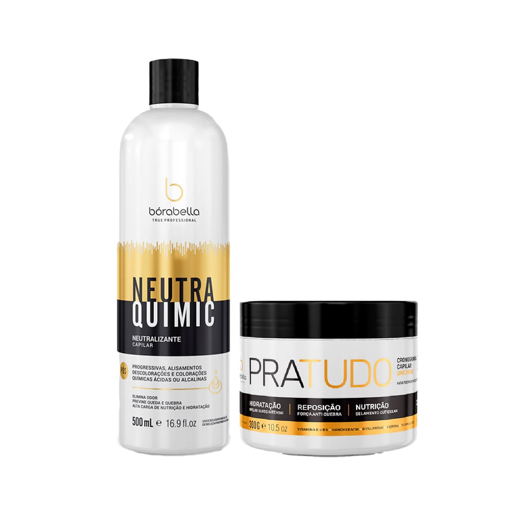 Kit NeutraQuimic 500ml e PraTudo 300g Bórabella