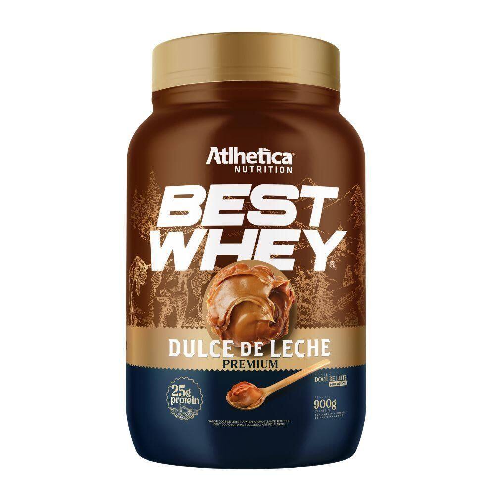 Best Whey Isolado Hidro Gourmet Doce De Leite 900G Atlhetica
