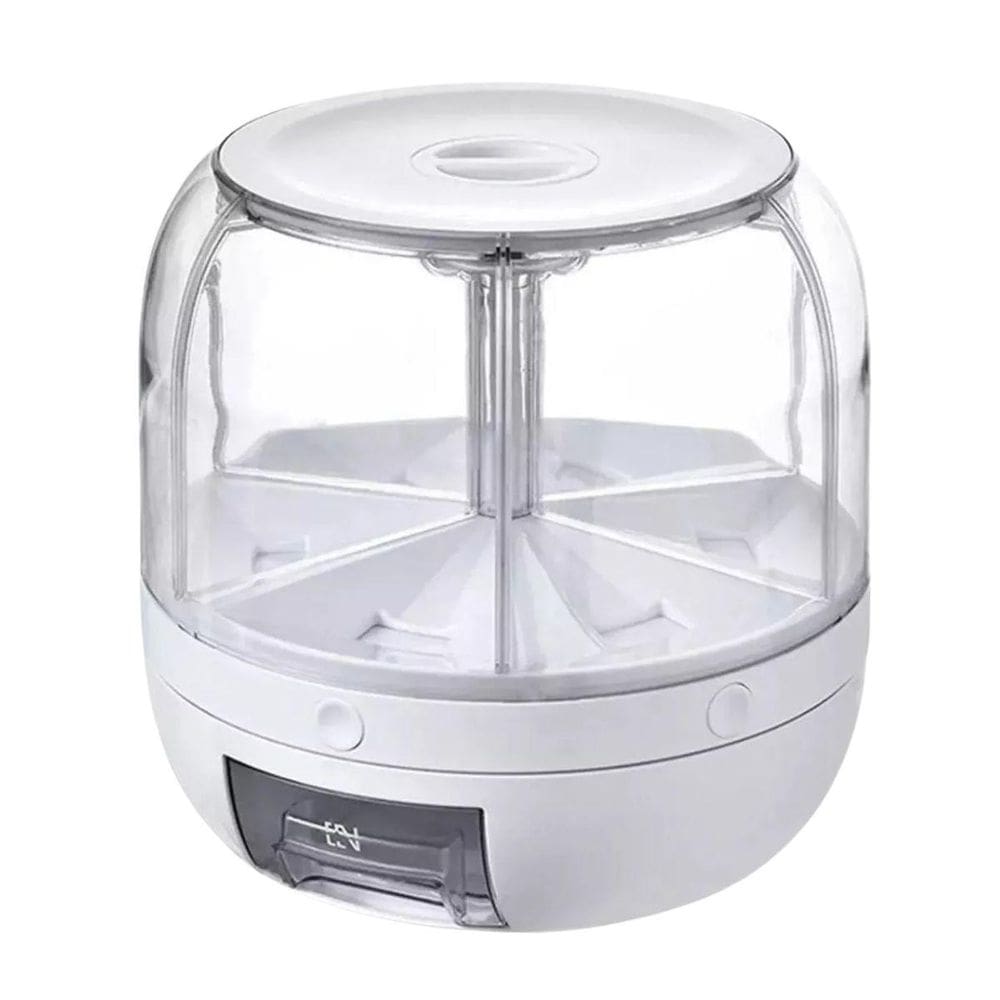 Dispenser De Grãos, Cereais Giratório 6 Em 1 + Dosador 24X24