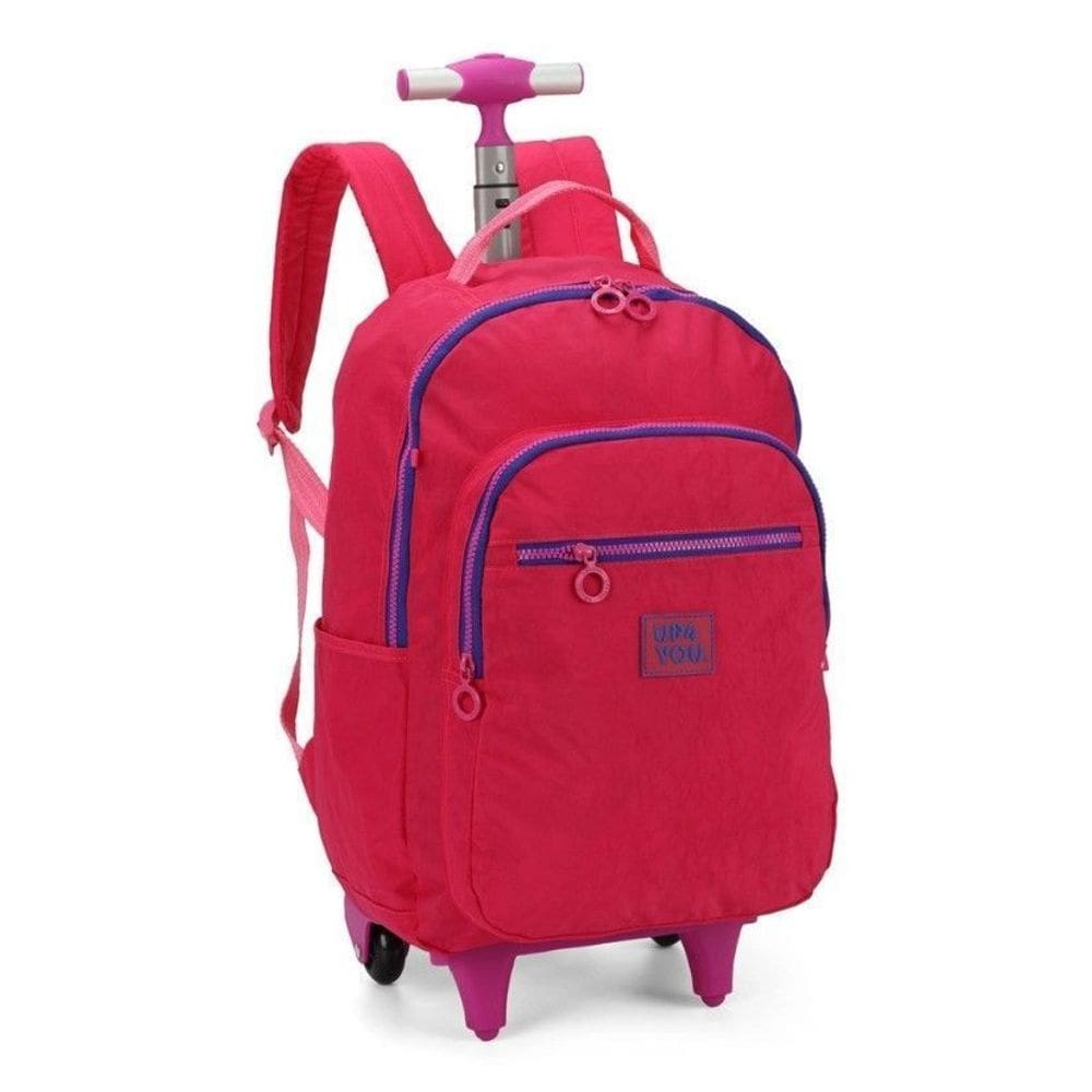 Mochila De Rodinhas Juvenil Escolar Premium Up4you