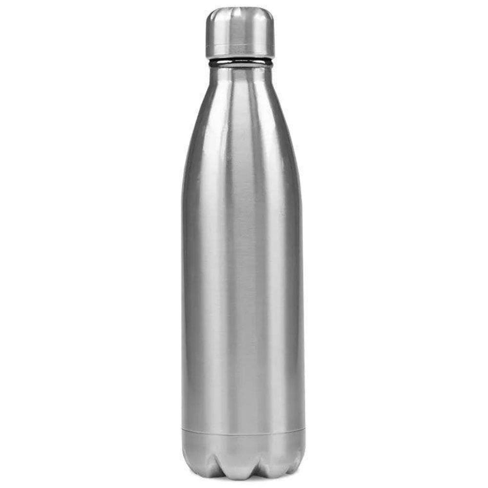Garrafa Térmica Inox Max Termic Antivazamento 500 Ml Prata