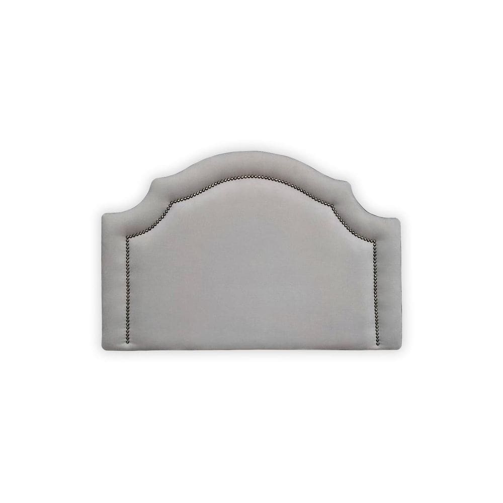 Cabeceira Provençal Luxo - Solteiro Suede Cinza 90cm