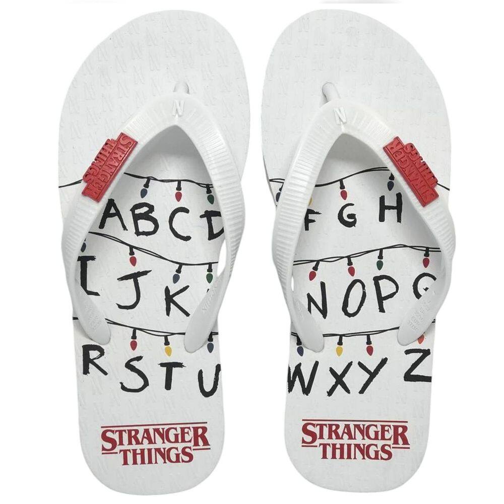 Chinelo de Dedo Netflix x Stranger Things Alfabeto Coca Cola