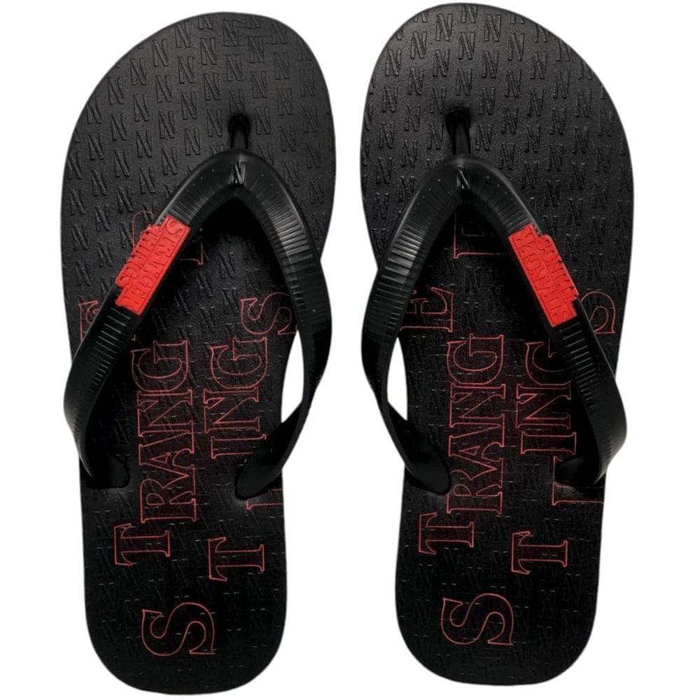 Chinelo de Dedo Netflix x Stranger Things Abertura Coca Cola