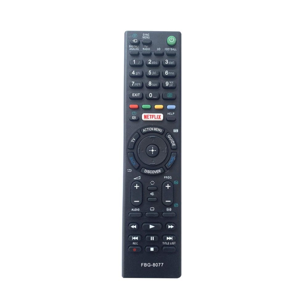 Controle Tv Smart Sony C/Netflix 8077 Importado