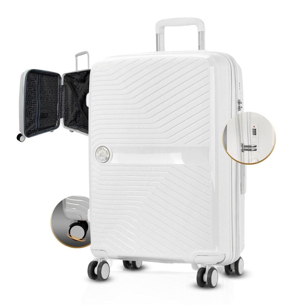 Mala De Viagem Média 23Kg Expansiva Em Polipropileno Premium