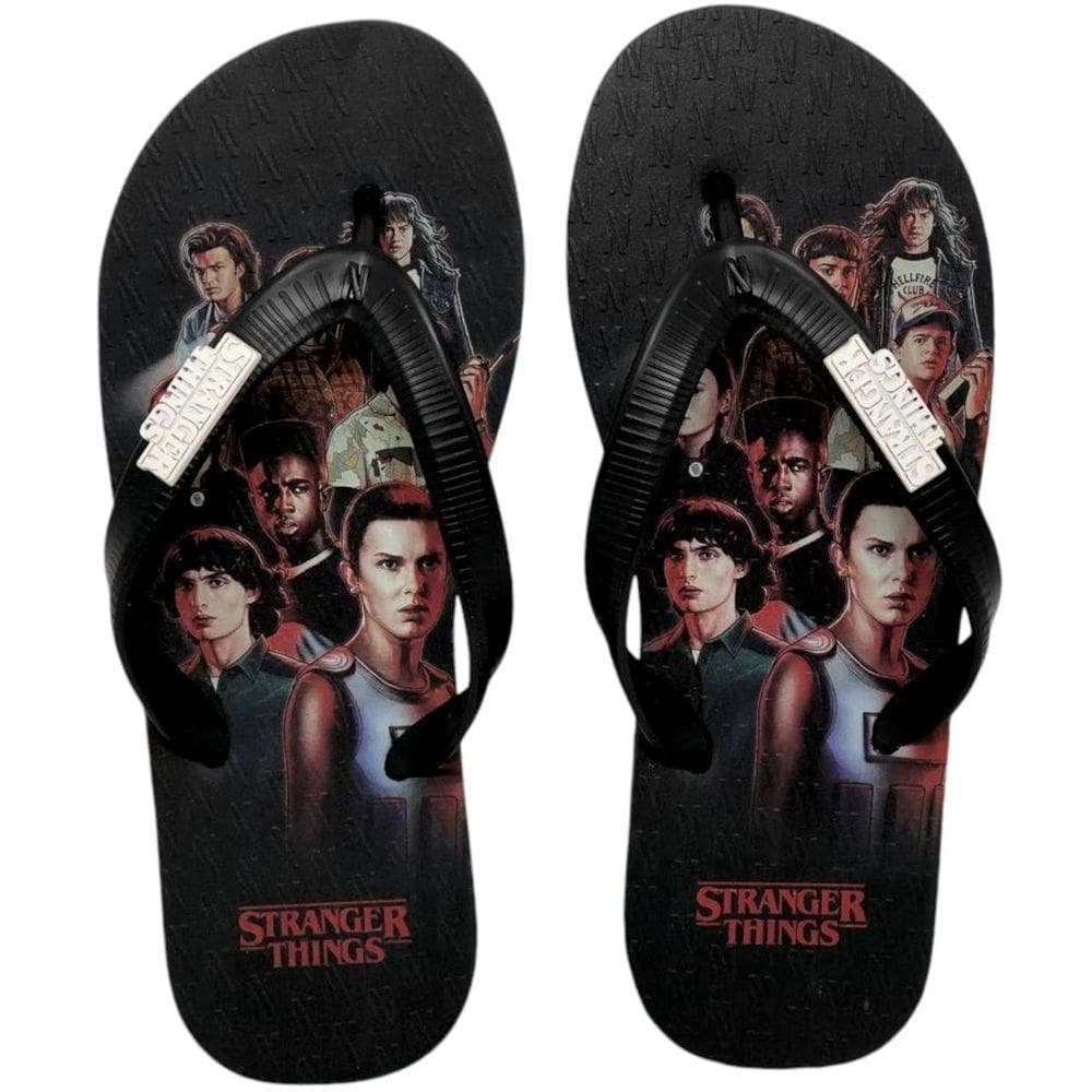 Chinelo de Dedo Netflix x Stranger Things Elenco Coca-Cola