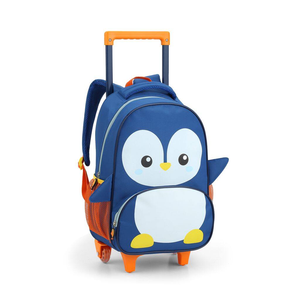 Mochila De Rodinha Seanite Pinguim: Acompanhe O Amigo Gelado Em Grandes Aventuras!