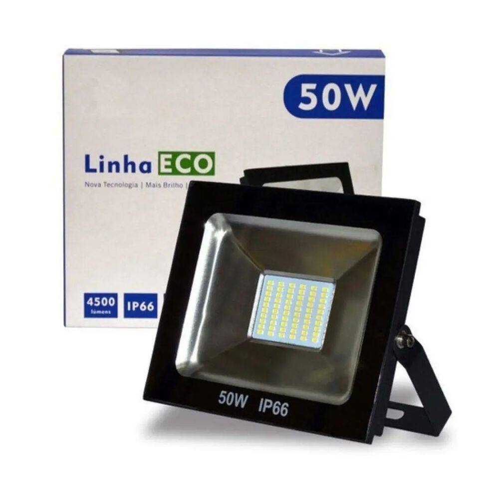 Refletor Led Ip66 50W 6500K Bivolt Up Led