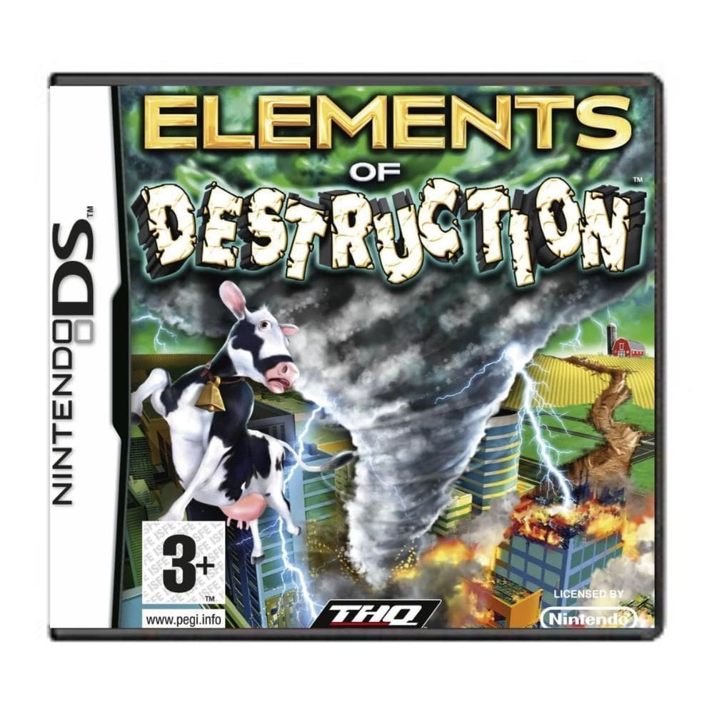 Jogo Elements Of Destruction Nintendo Ds Novo