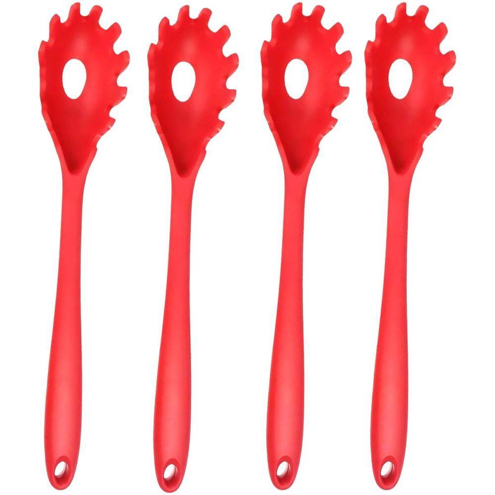 Pegador De Massa Silicone Vermelho Grande Kit 04 Un