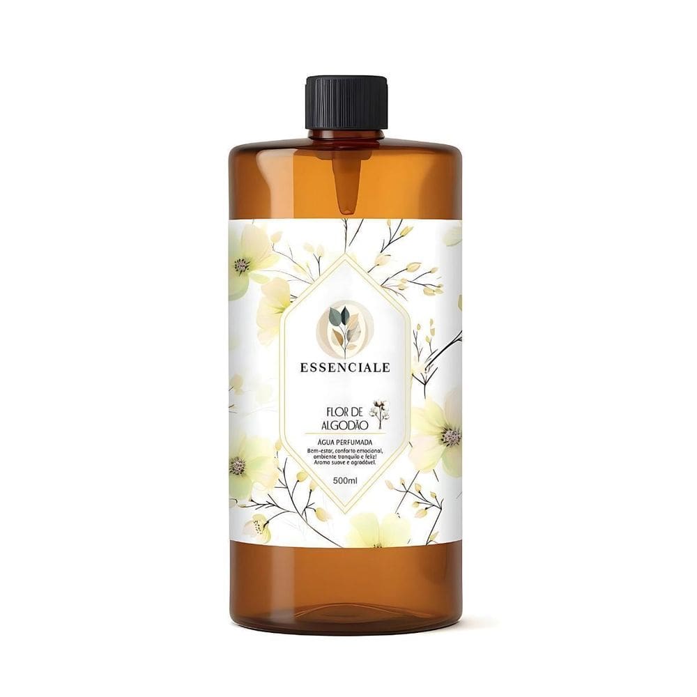 Água Algodão Perfumada 500Ml Aromatize Seus Tecidos