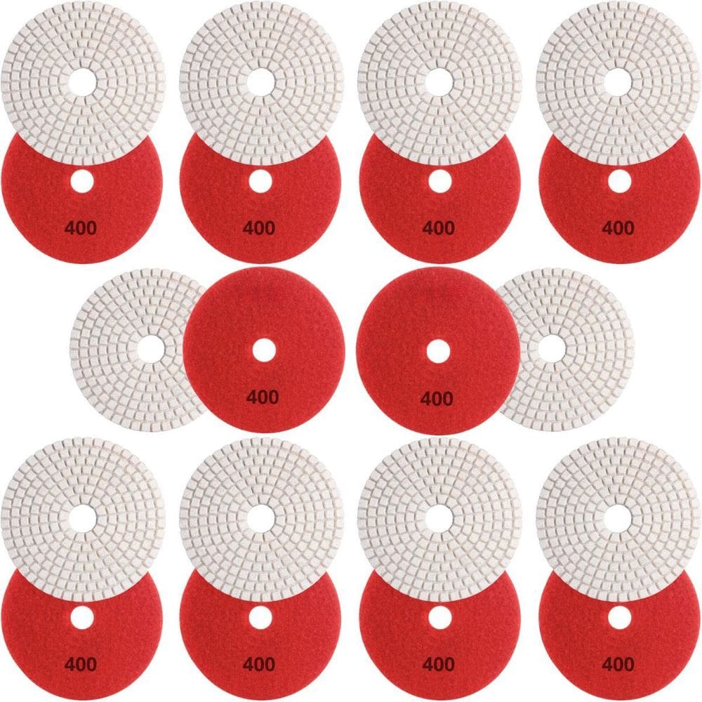 10 X Lixas Discos Grão Liso 4 Pol.100Mm Diamantada Granito