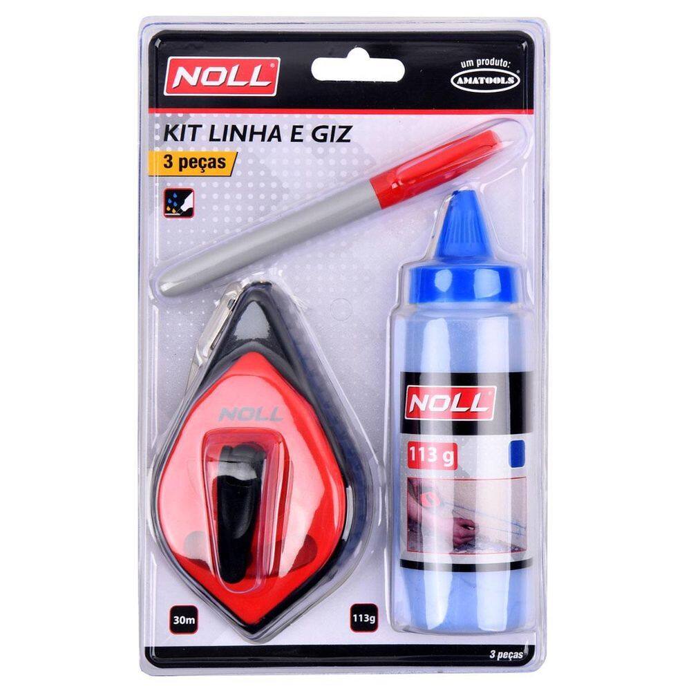 Kit Linha E Giz Com 3 Peças  644,0001  - Noll