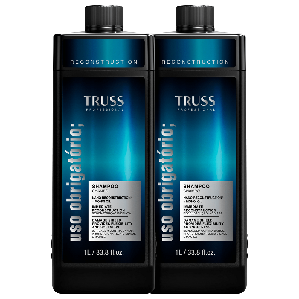 Kit TRUSS Uso Obrigatório Reconstruction Duo Shampoo Salon (2 Unidades)