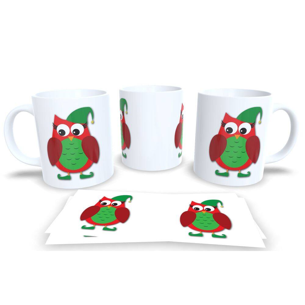 Caneca de Porcelana Branca Personalizada Coleção Natal 2