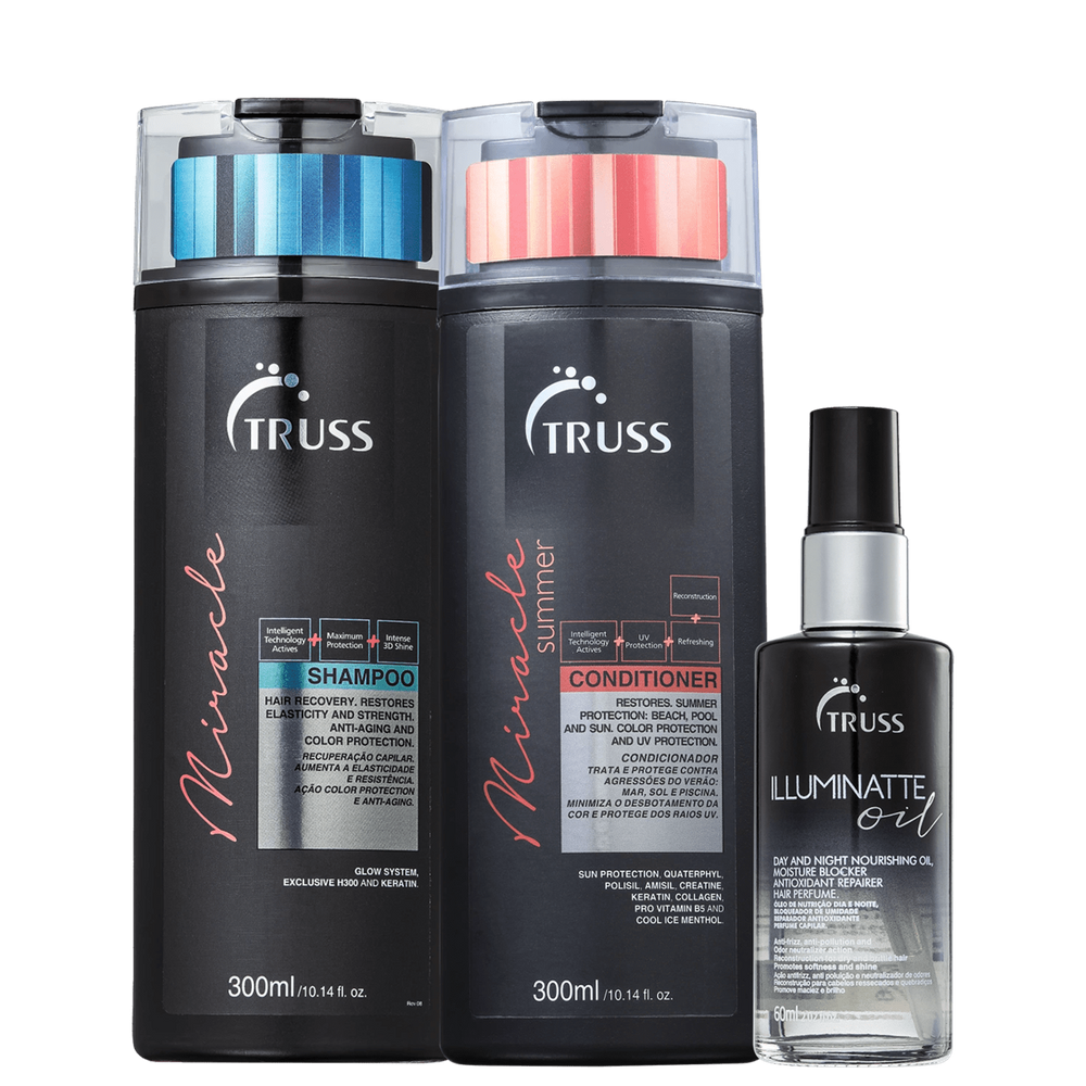 Kit TRUSS Miracle Summer Illuminatte (3 Produtos)