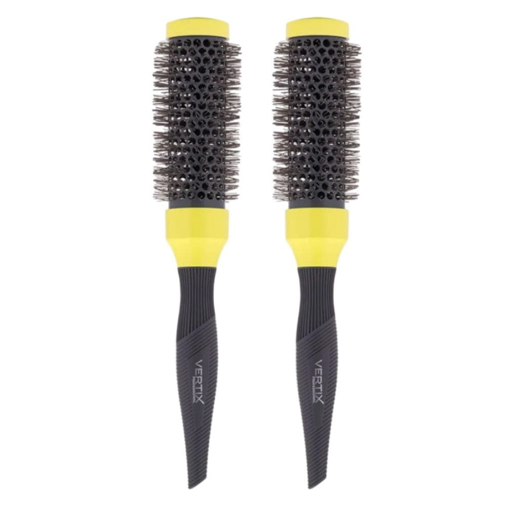 2 Escovas Profissional Lime Green Cerâmica 33mm Vertix
