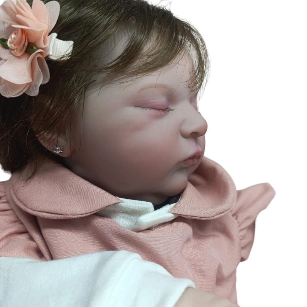 Bebê Reborn Menina Realista Corpo De Pano Muito Macio E Antialérgico