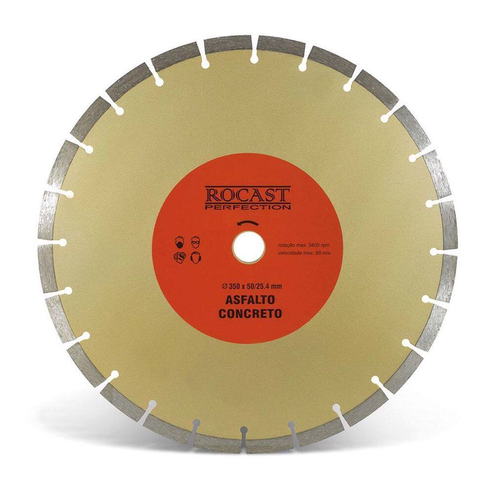 Disco Diamantado Para Asfalto Concreto 450Mm 34,0010 Rocast