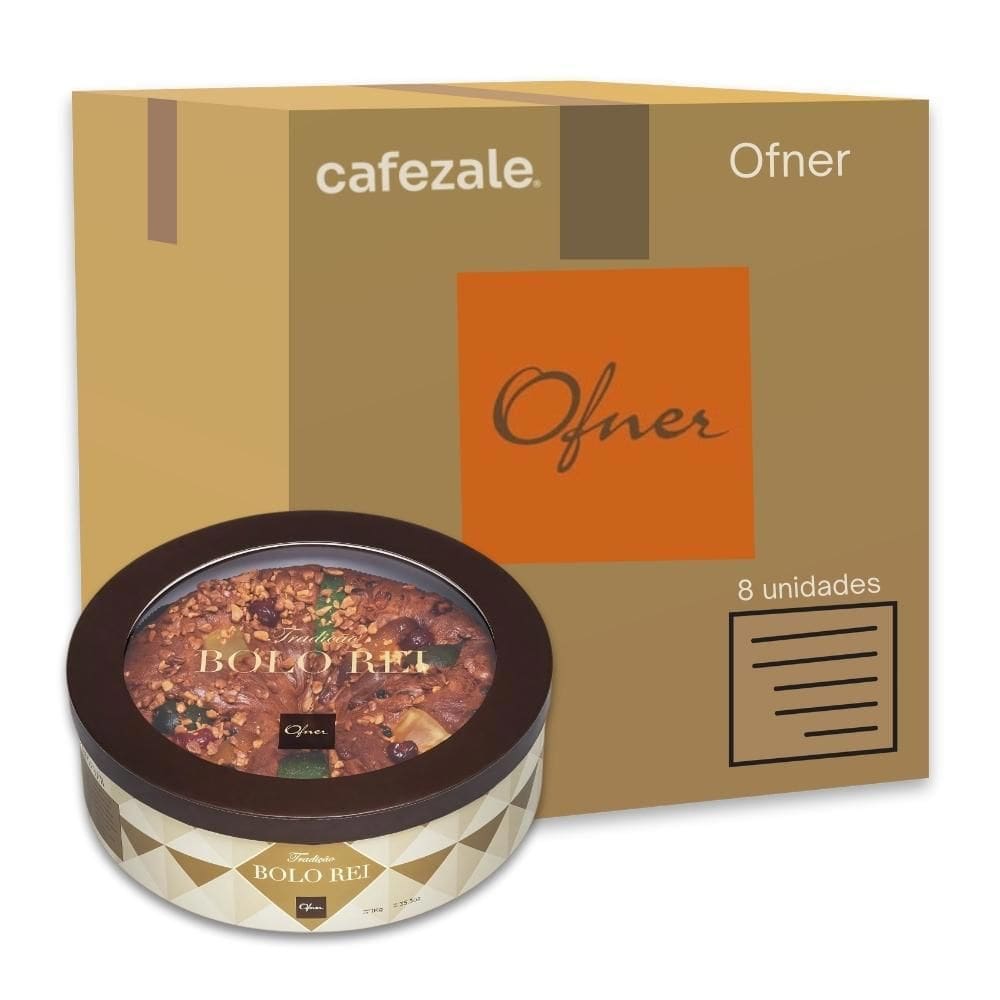 Bolo Rei Ofner Confeitaria Dia De Reis Kit 8 Unidades 1Kg