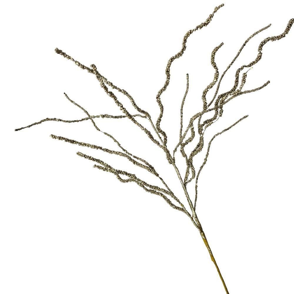 Galho Decorativo Champanhe 85cm