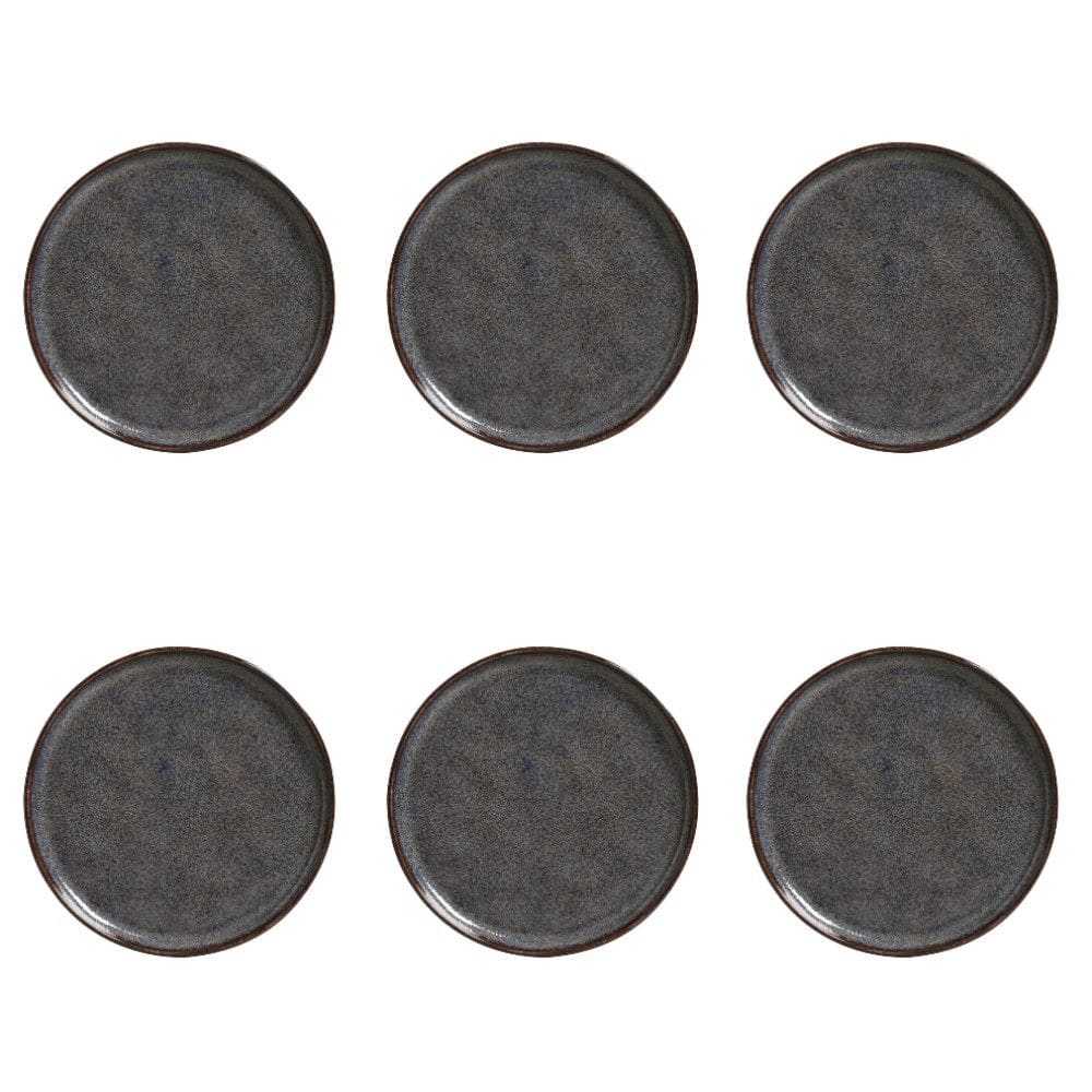 Conjunto de Pratos de Sobremesa 06 Peças Bio Titanium Porto Brasil