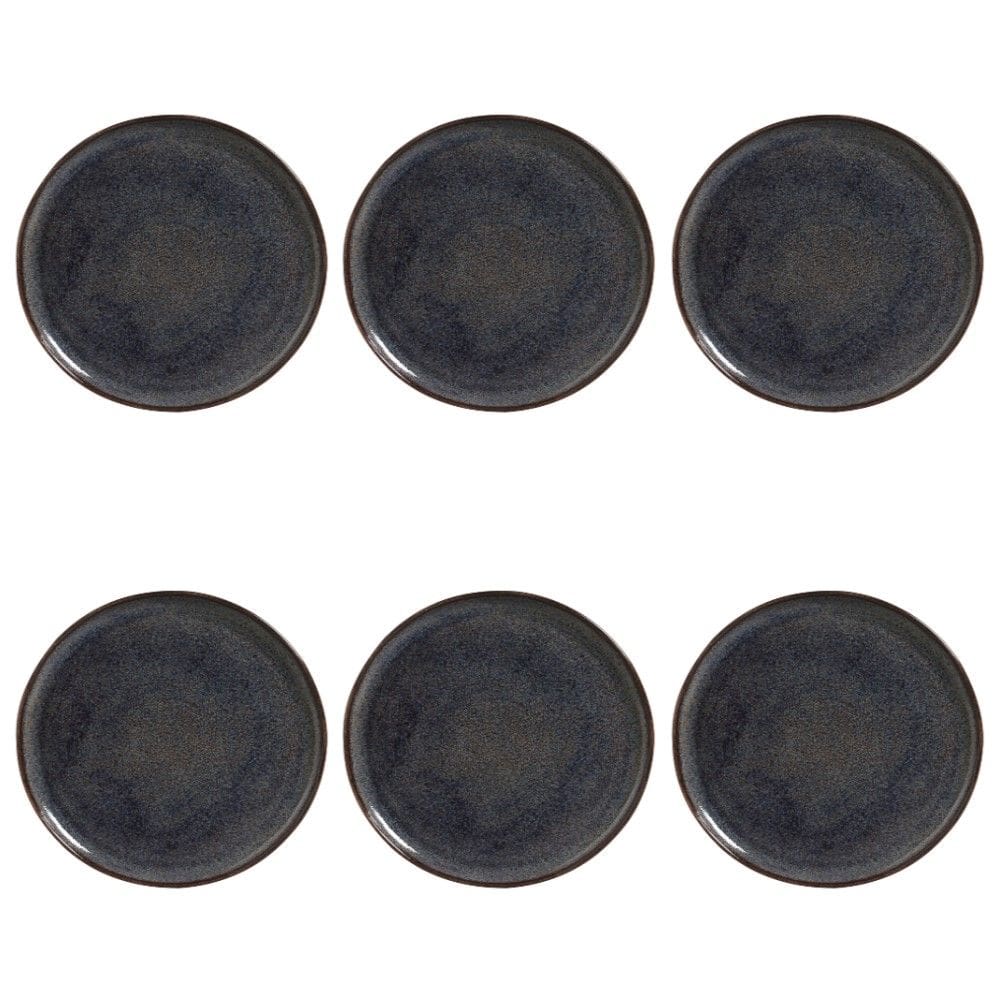Conjunto de Pratos Rasos 06 Peças Bio Titanium Porto Brasil