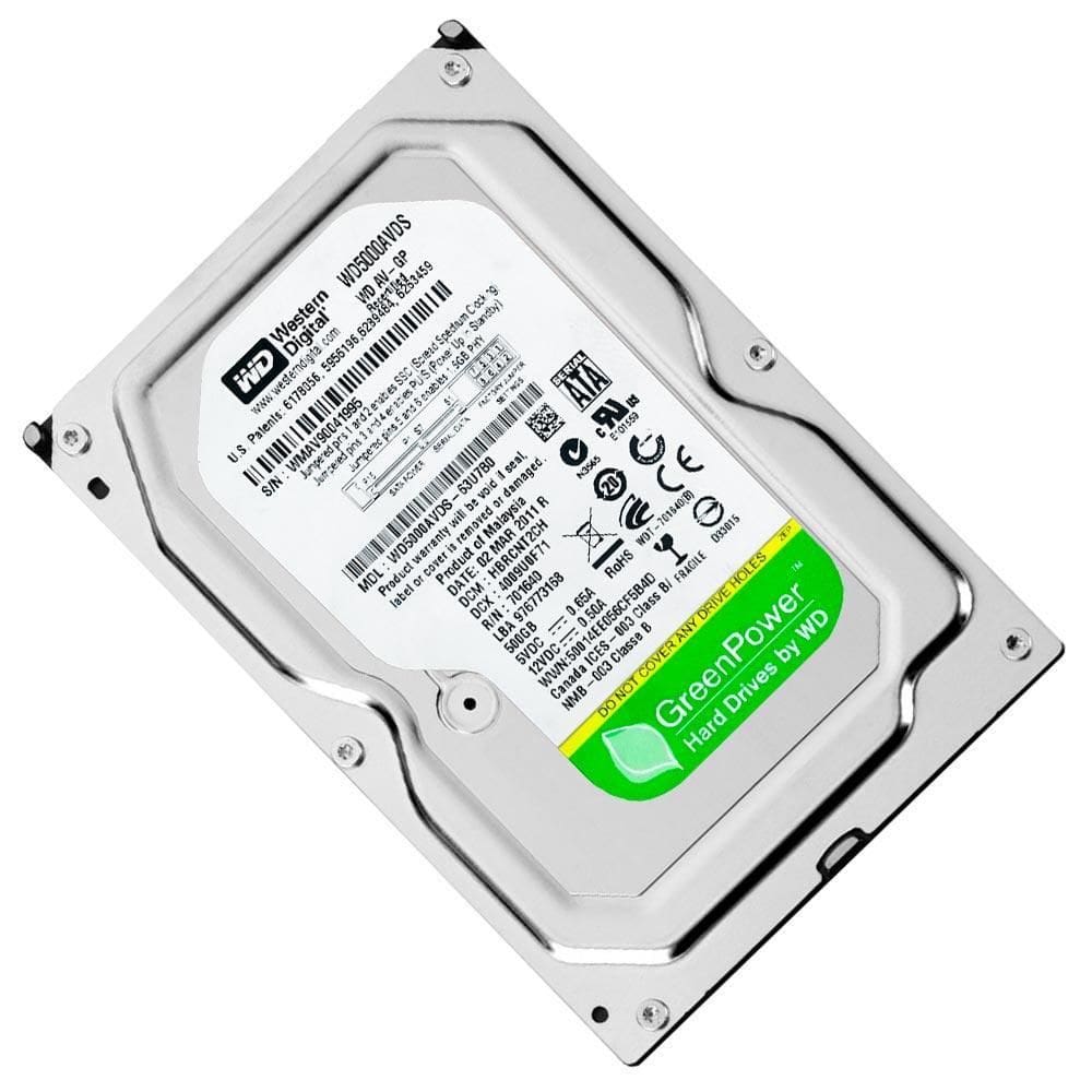 Wd Wd5000Avds Hdd 500Gb 3.5
