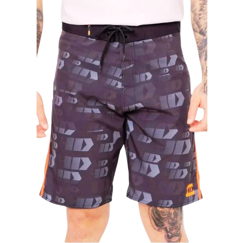 Bermuda Boardshort Oversize HD Sucess Preto 6676A Preta