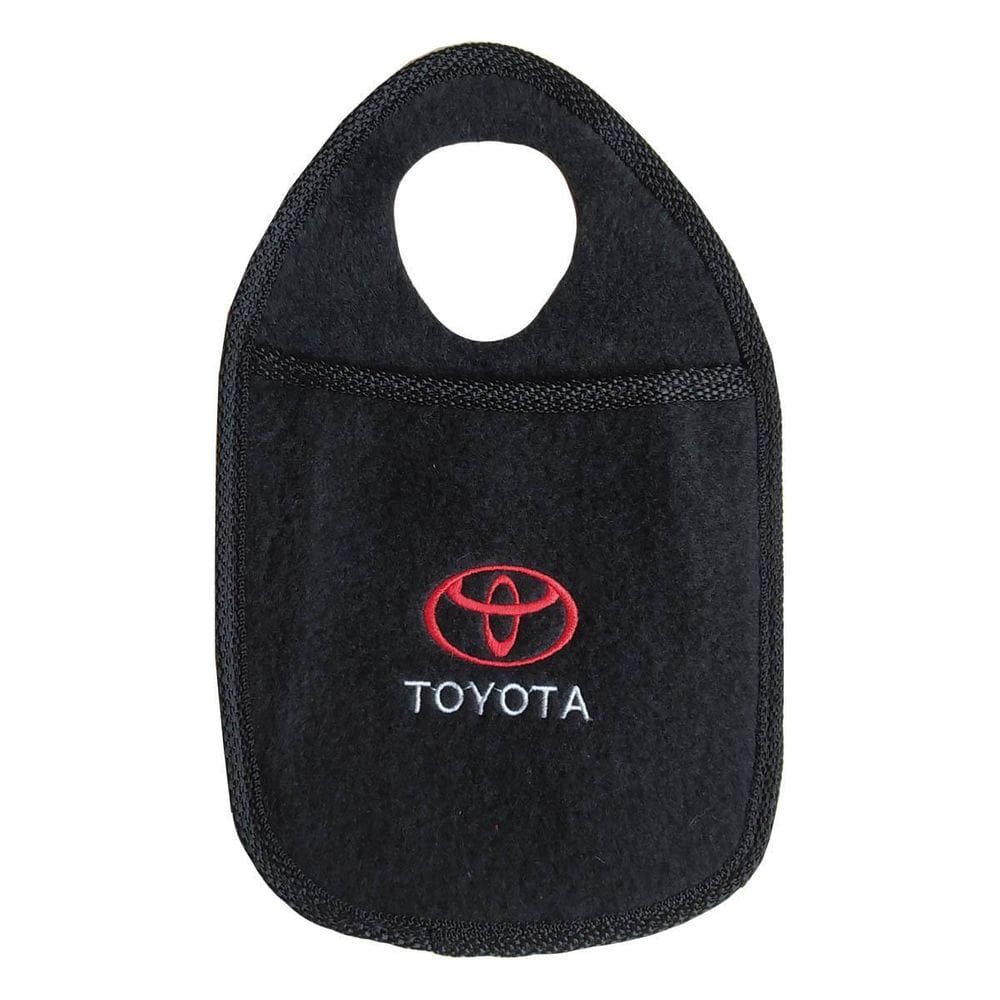 Porta Lixo Automotivo Carpete Com Logo Bordado Toyota