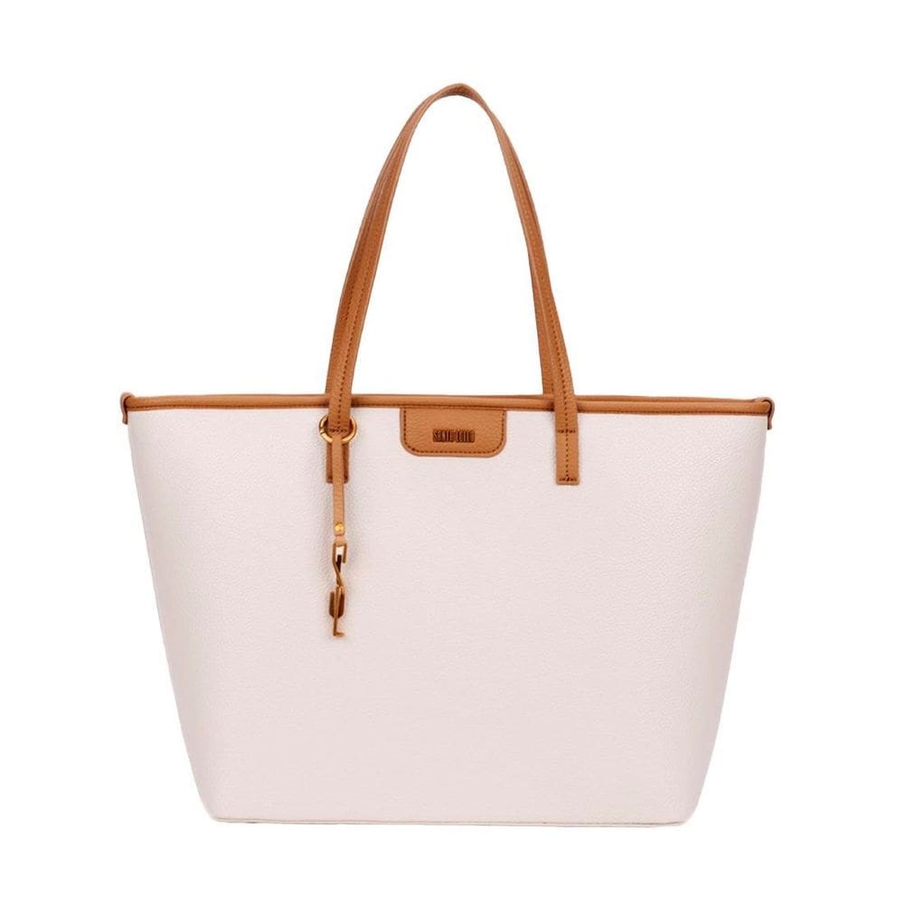 Bolsa Santa Lolla Shopper Floater Off White