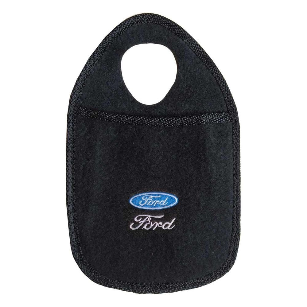 Porta Lixo Automotivo Carpete Com Logo Bordado Ford