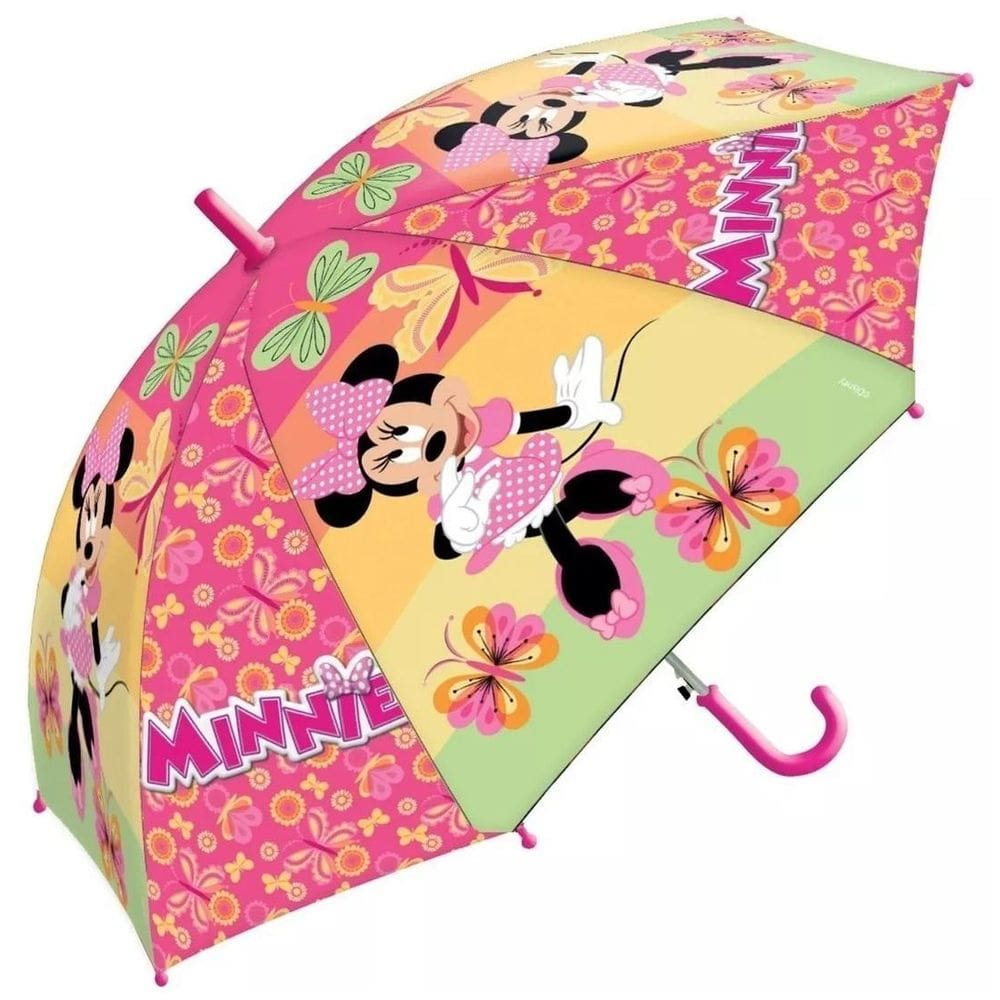 Sombrinha Guarda Chuva Minnie Infantil Menina Disney Brizi