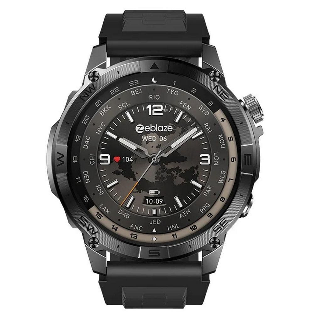 Relógio Zeblaze Stratos 2 Plus Gps Amoled Bússola Altímetro Bluetooth Cinza