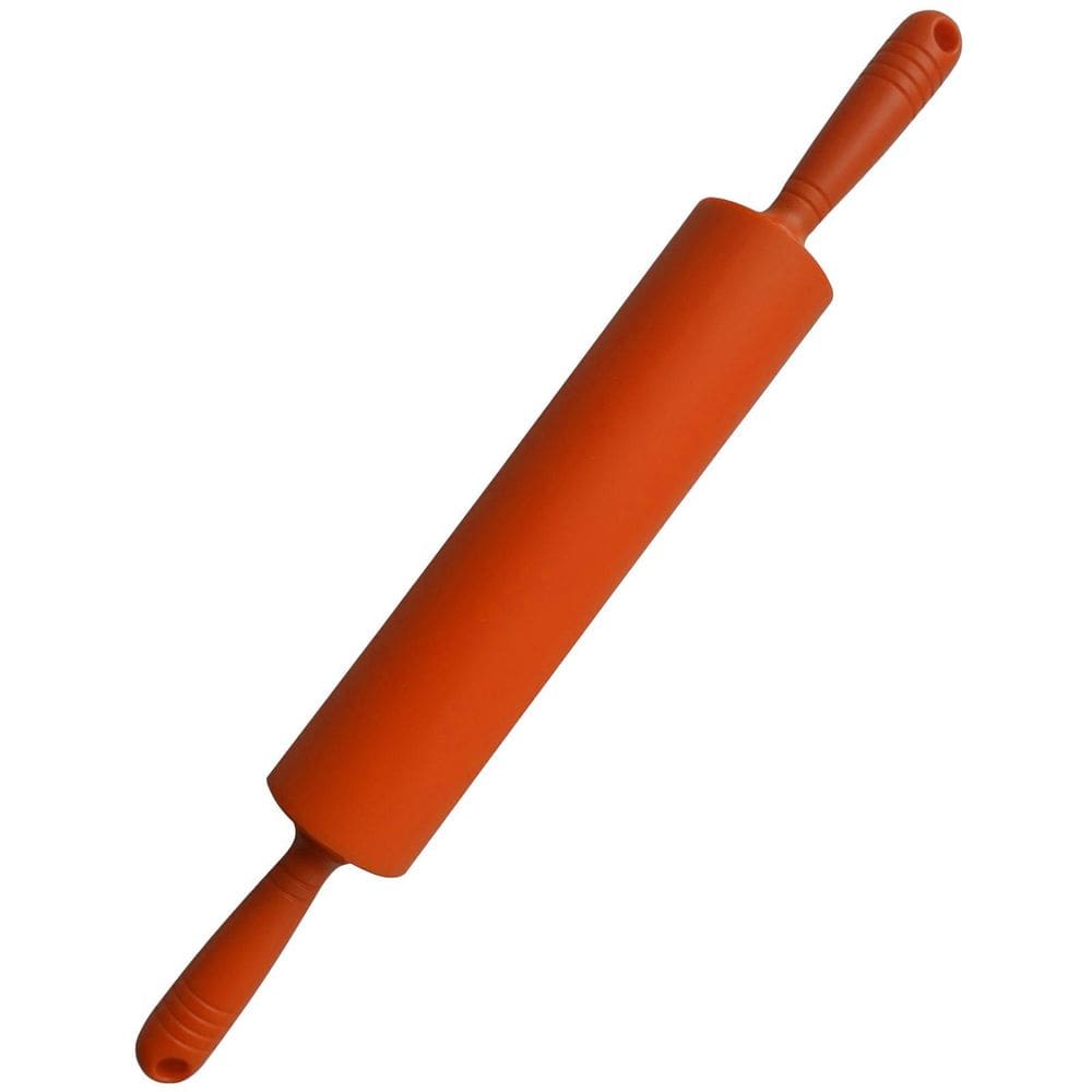 Rolo Abridor De Massa 31 Cm Silicone Antiaderente Terracota
