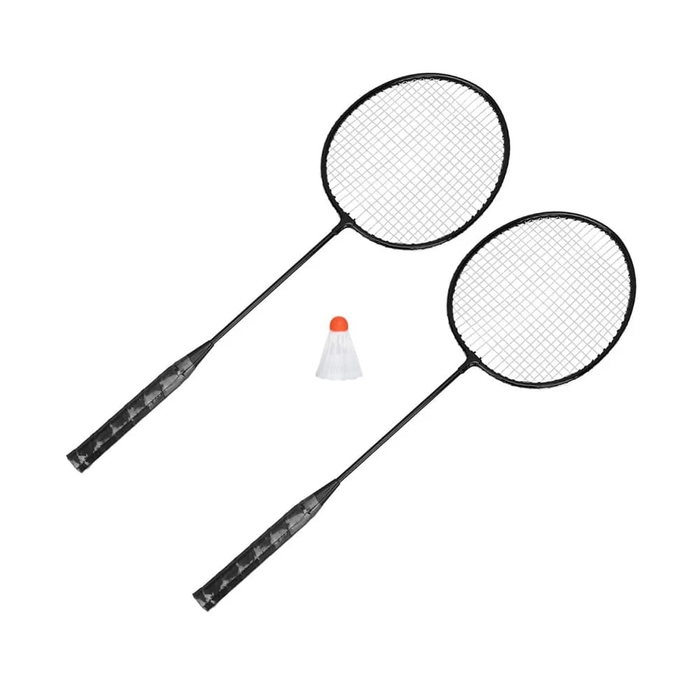 Kit Badminton Com 2 Raquetes, 1 Peteca e 1 Bolsa de Armazenamento - Starflex