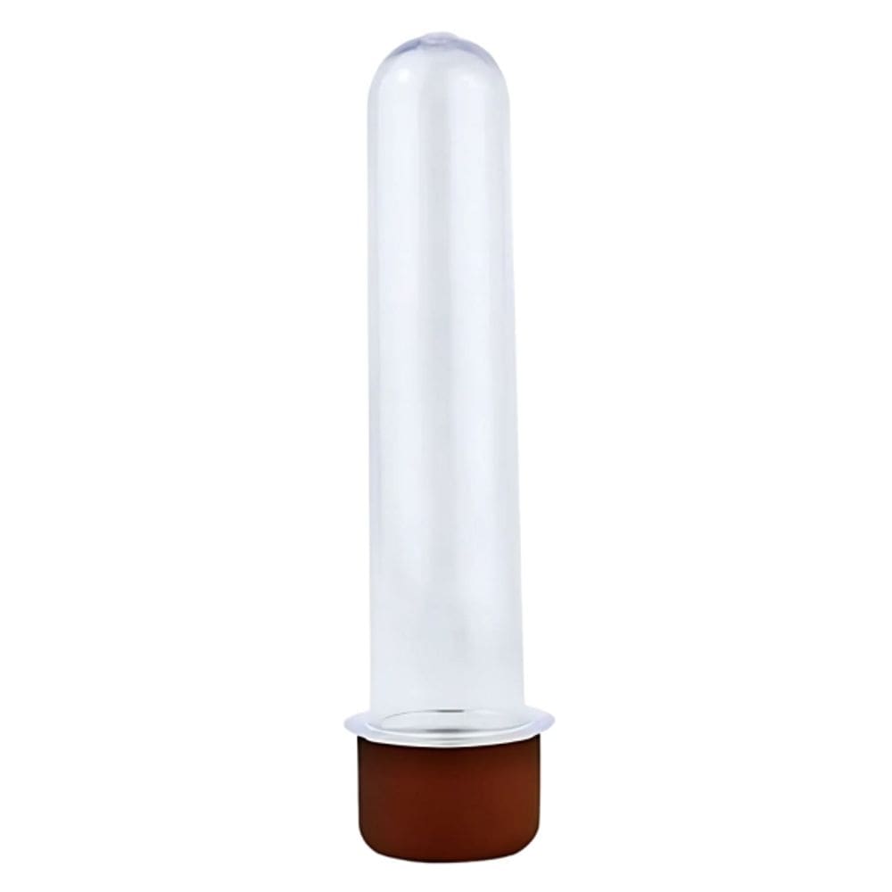 Tubete Marrom 13cm 10 Un