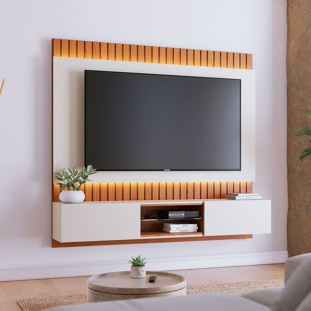 Painel Home Suspenso para TV até 70\" Cinema em Casa
