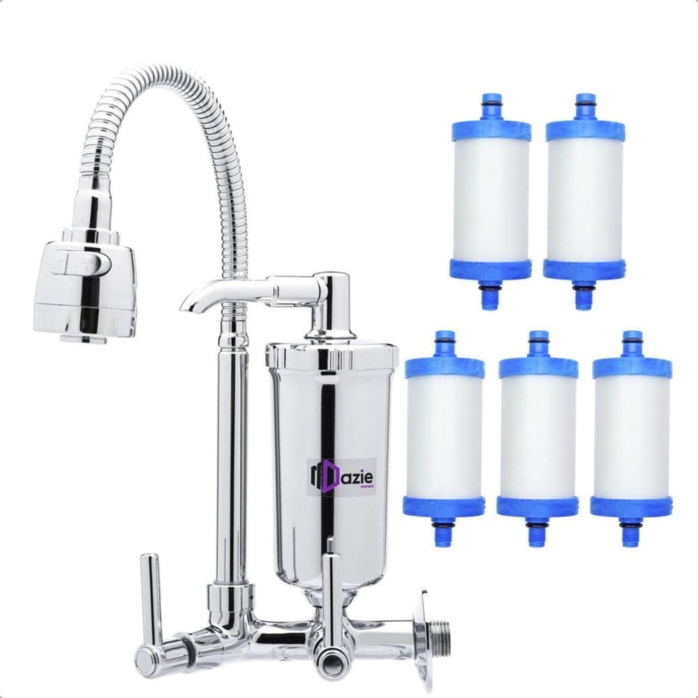 Torneira Pia Cozinha Gourmet Com Filtro + 4 Refil Vela Extra