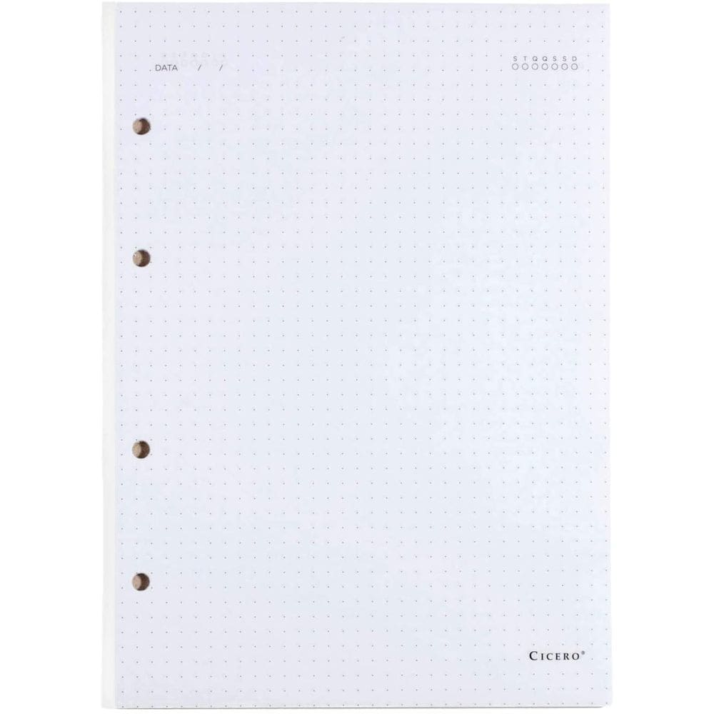 Refil Caderno Fichário Cicero Criativo Polen Pontado 90 G/m 40 Fls