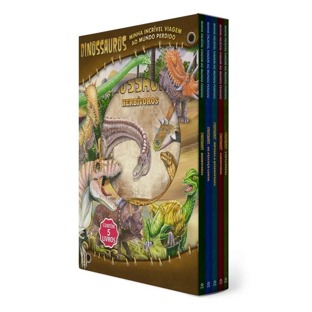 Coleção Minha Incrivel Viagem ao Mundo Perdido - Box com 5 Livros