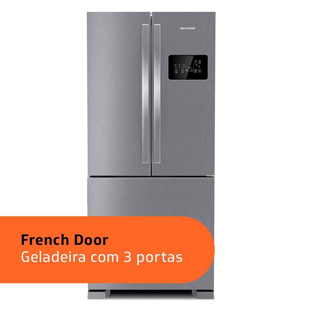 Geladeira Brastemp Frost Free French Door A+++ 554 litros BRO85AK