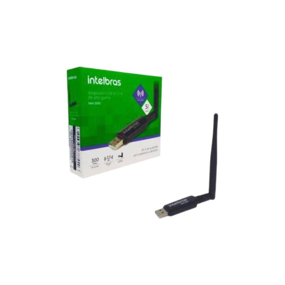Adaptador Wi-fi Wireless Usb Rede Sem Fio Intelbras Iwa 3001