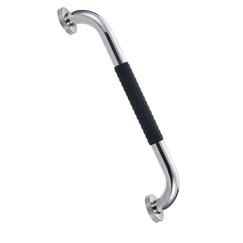 Barra de Apoio 40cm Inox Suporte Antiderrapante Idoso Cadeirante Gestante Criança Casa Banheiro Box Acessibilidade Corrimao Escada Segurança Proteçao