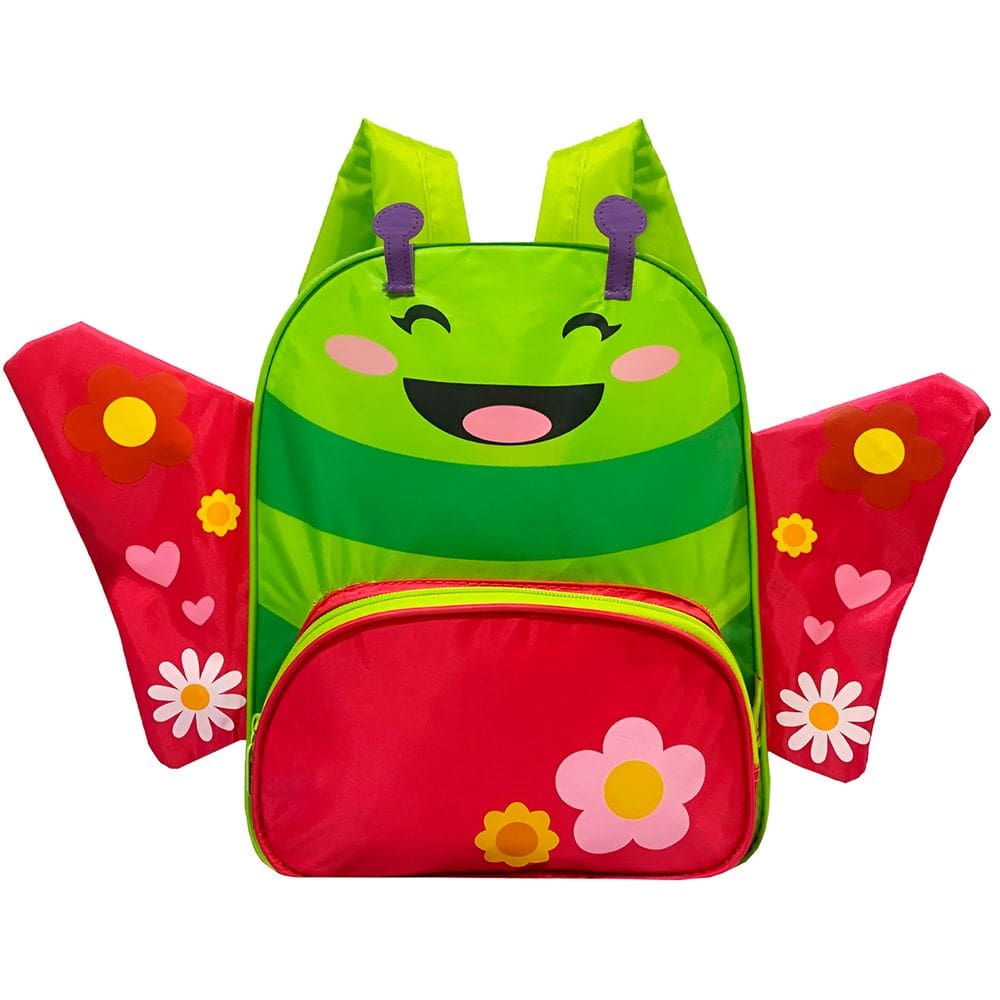 Mochila Infantil Personagens Bichinhos Escolar Borboleta