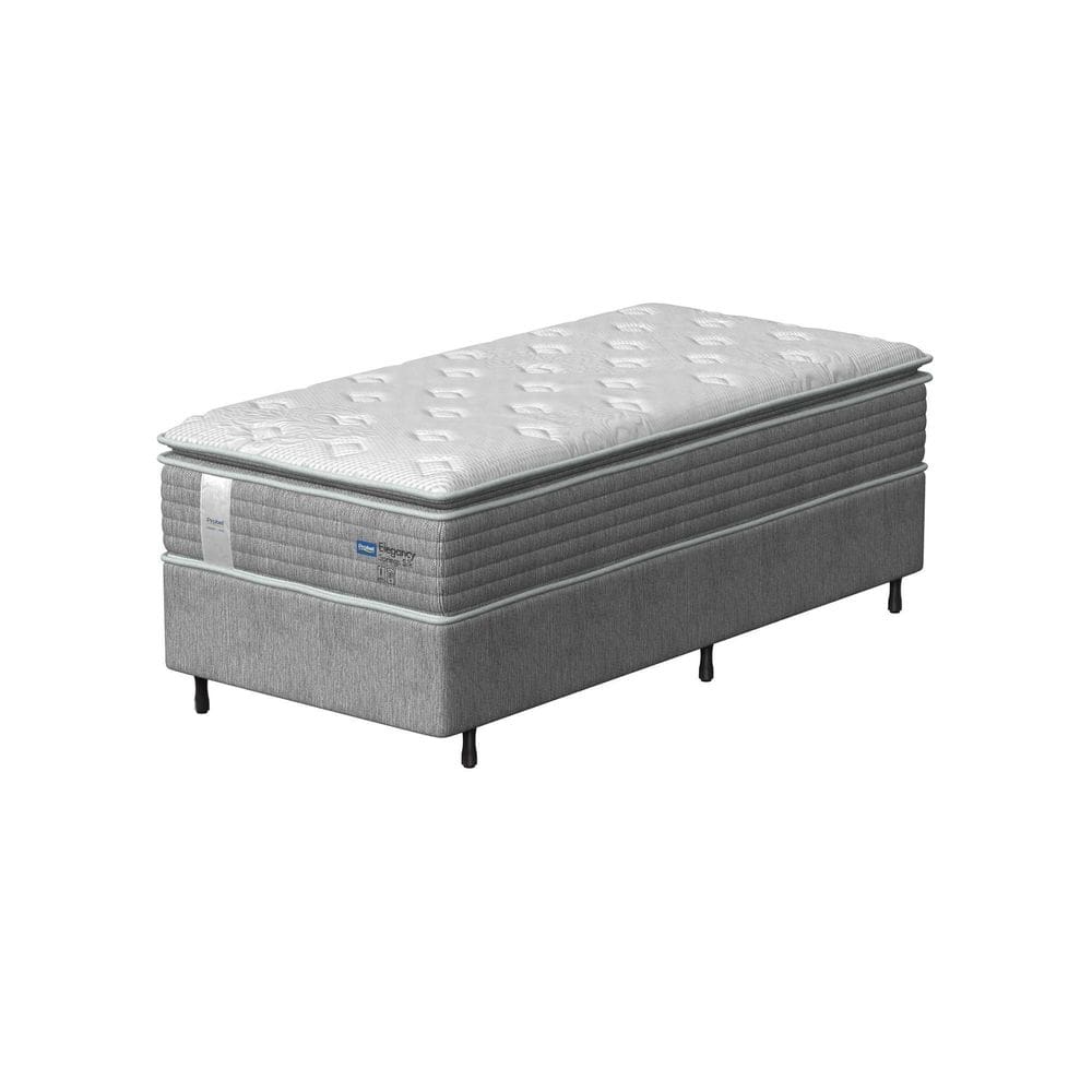 Conjunto Box Solteiro Mola Ensacada Probel Elegancy Springs (88x188x60cm)