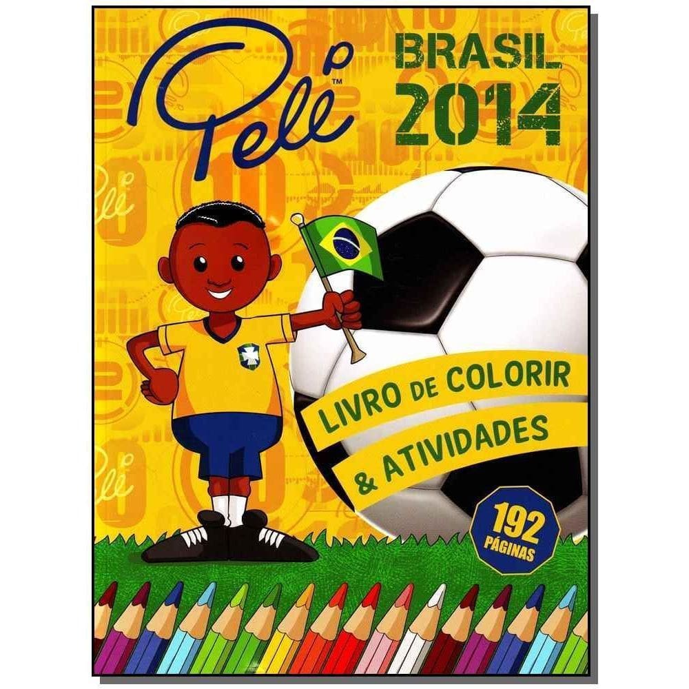 Brasil 2014 Livro De Colorir e Atividades